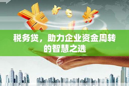晋中税务贷，助力企业资金周转的智慧之选