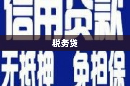 晋中税务贷