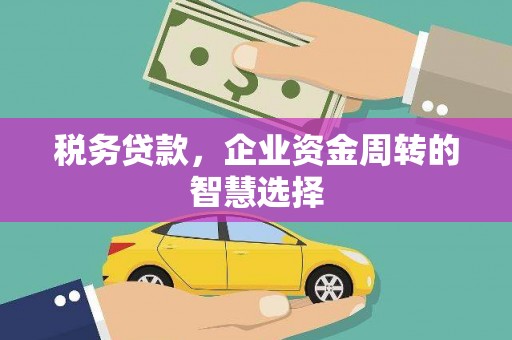 晋中税务贷款，企业资金周转的智慧选择