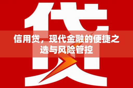 晋中信用贷，现代金融的便捷之选与风险管控
