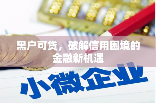 晋中黑户可贷，破解信用困境的金融新机遇
